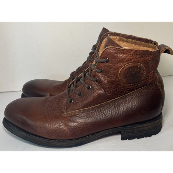 Blackstone Old Yellow Men’s Brown Leather Lace Up Boots Size 12 main image 5